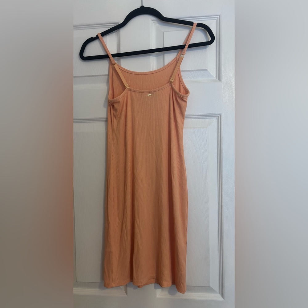 Simons EveryDay Sunday Orange Sleeveless Midi Dress Size S - Picture 2 of 6